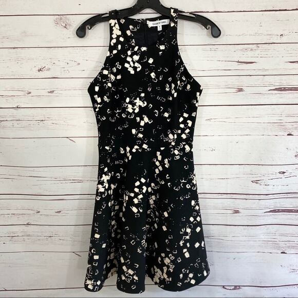 Elizabeth and James 6 Magdalena Black Dress Holiday Mini Party Festive - Picture 3 of 8